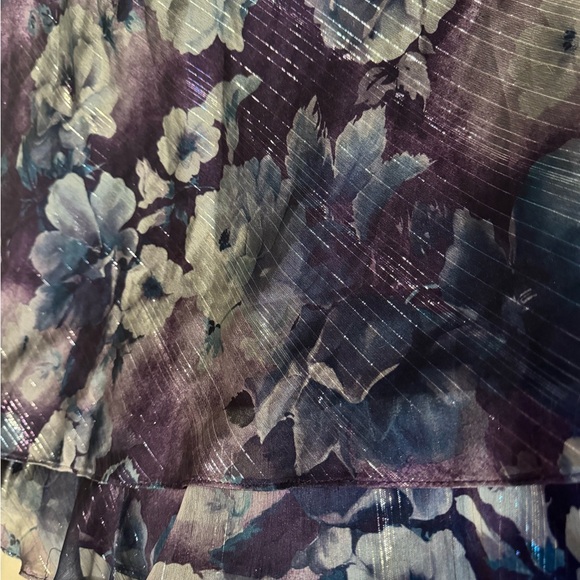 Vintage blue and purple Whimsigoth y2k fairy skirt midi length - Picture 8 of 8